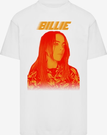 F4NT4STIC Shirt 'Billie Eilish' in Wit: voorkant