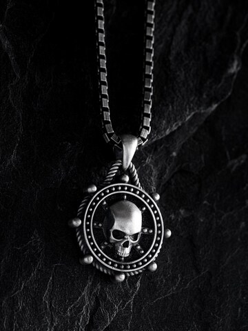 REYTEL - Colgante 'WHEEL of FATE' en plata: frente