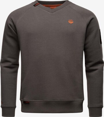 STONE HARBOUR Sweatshirt 'Craig El' in Grey: front