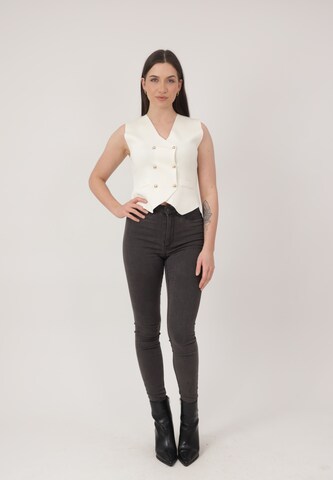 Gilet da completo di Elara in bianco