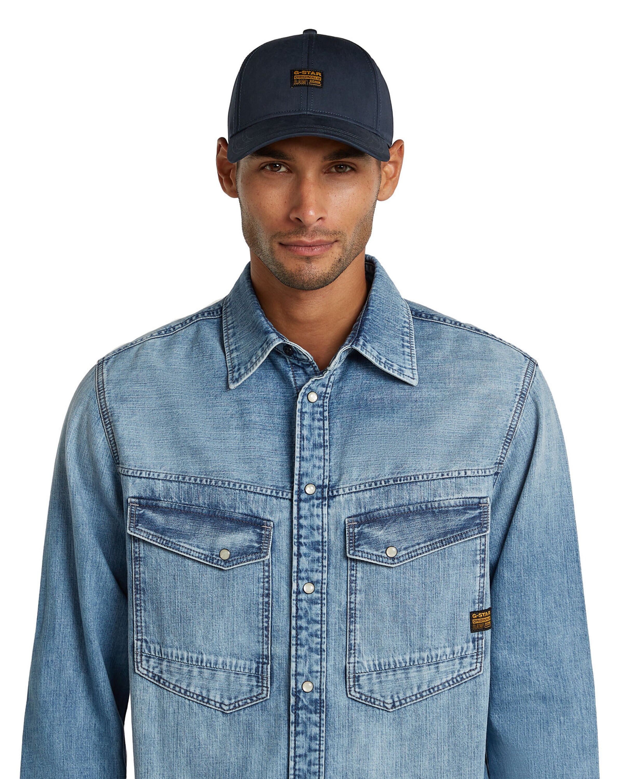 G-STAR Pet 'Originals Baseball Cap' in Blauw