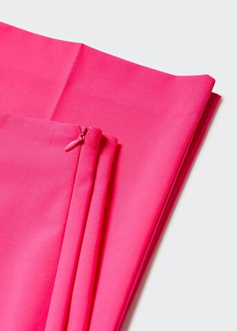 MANGO Zvonové kalhoty Kalhoty s puky 'Oliver' – pink