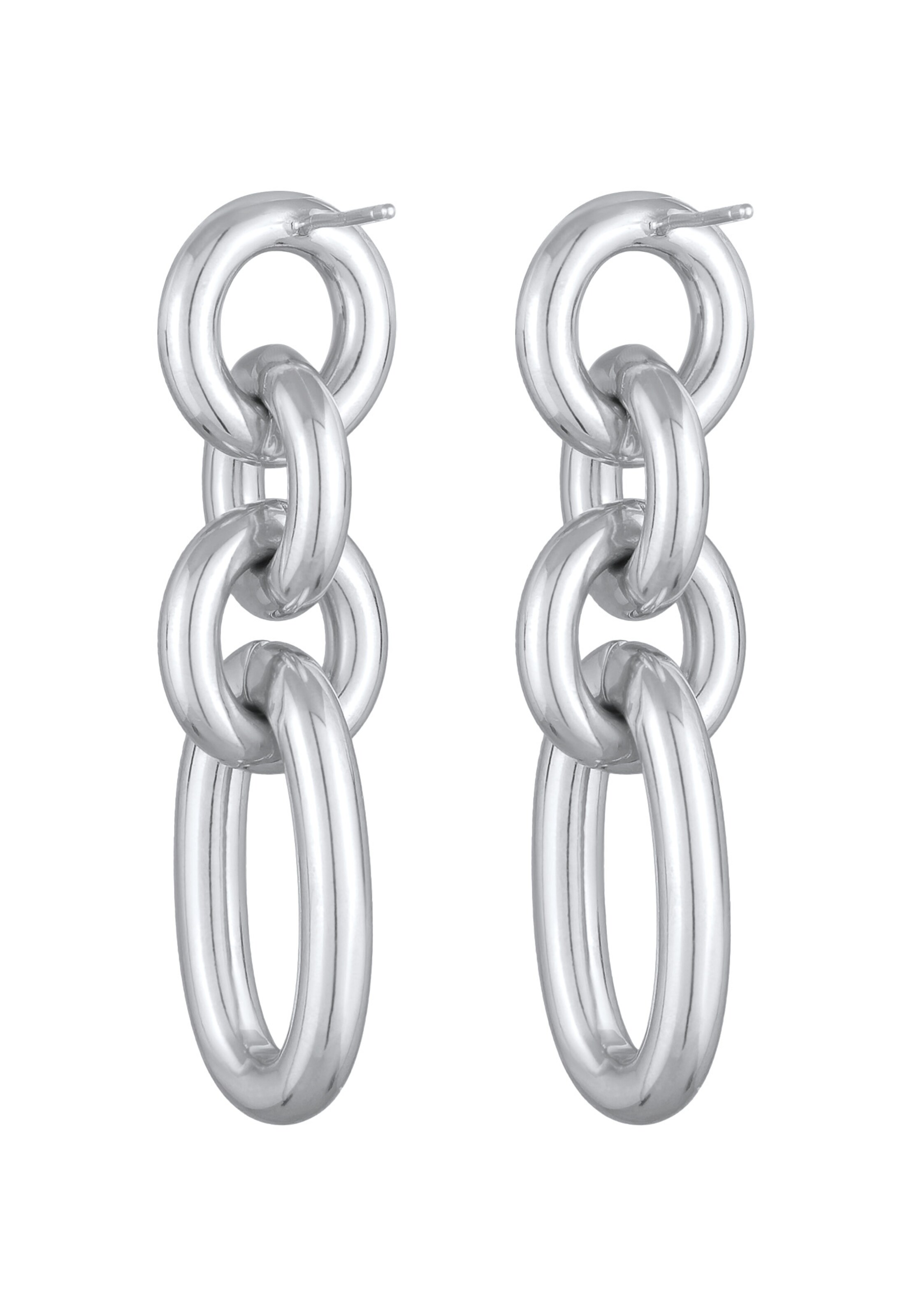 ELLI Earrings 'Glieder' in Silver