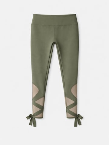 LEAFLETIC - Skinny Leggings 'Leafletic Woman`s Short Length Tail Legging' en verde: frente