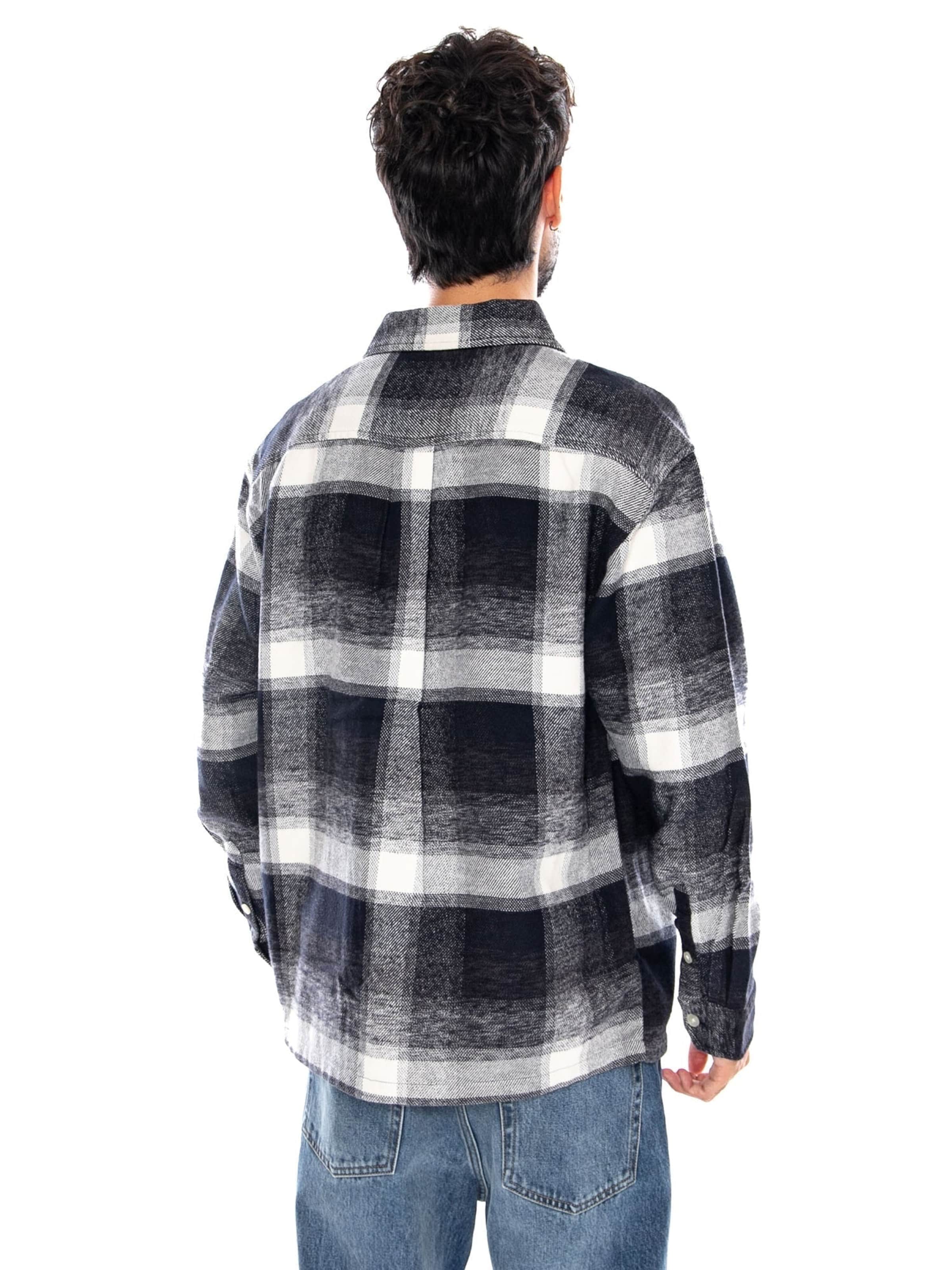 Carhartt WIP Comfort fit Overhemd 'L/S ESTERSON SHIRT DARK NAVY' in Blauw