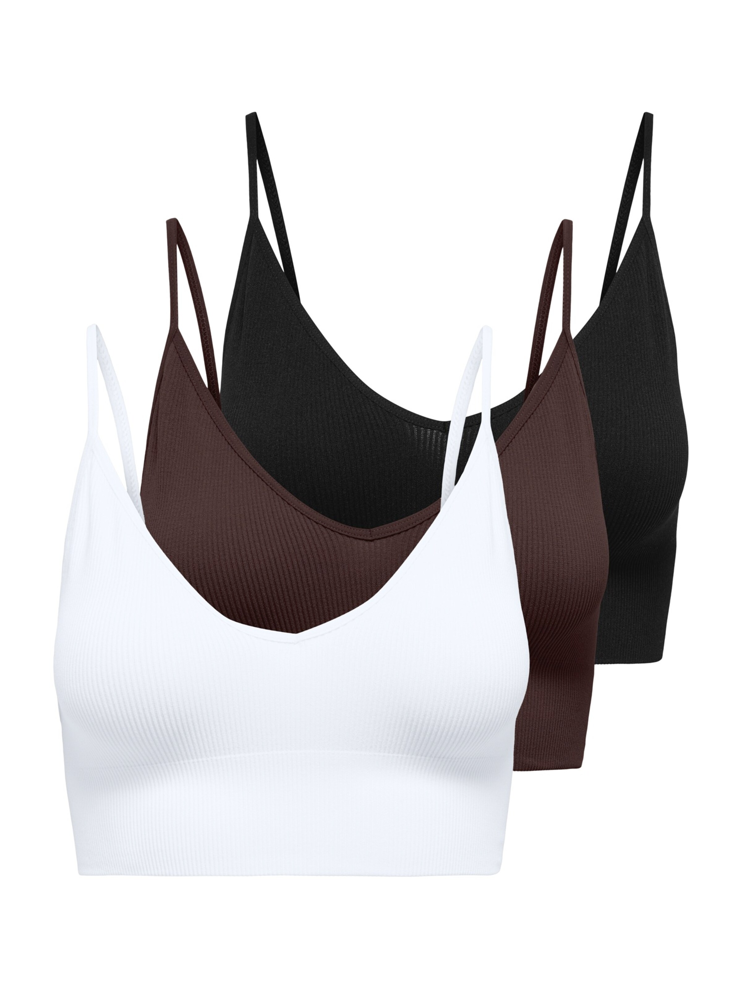 ONLY Podprsenka 'ONLVICKY' - Hnedá: predná strana