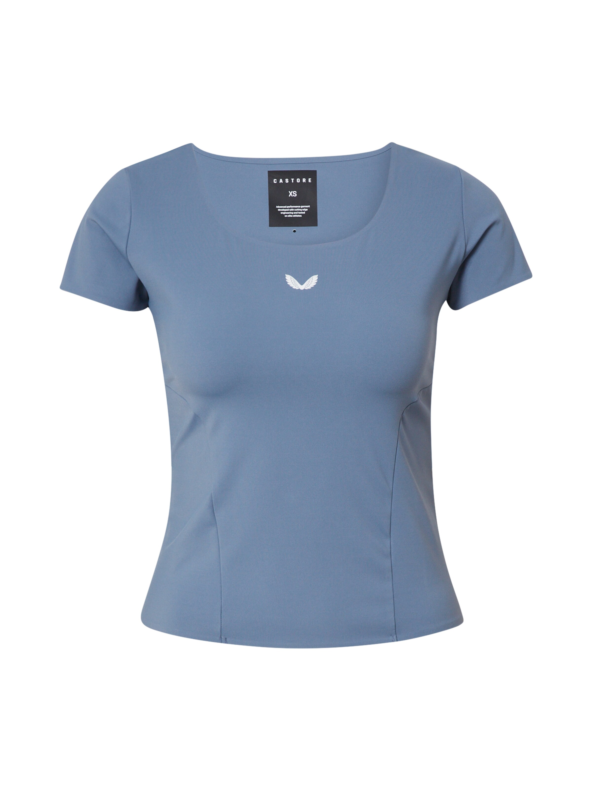 Tricou 'Carolina' de la Castore pe albastru: față