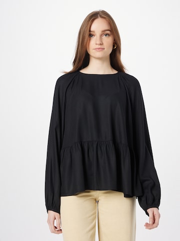 Camicia da donna di UNITED COLORS OF BENETTON in nero: frontale