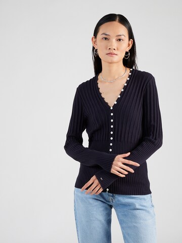 TOMMY HILFIGER Knit cardigan in Blue: front