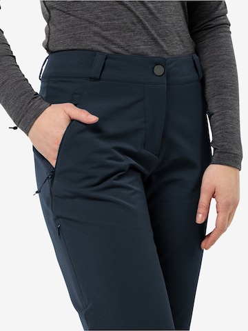 regular Pantaloni per outdoor 'ACTIVATE THERMIC' di JACK WOLFSKIN in blu