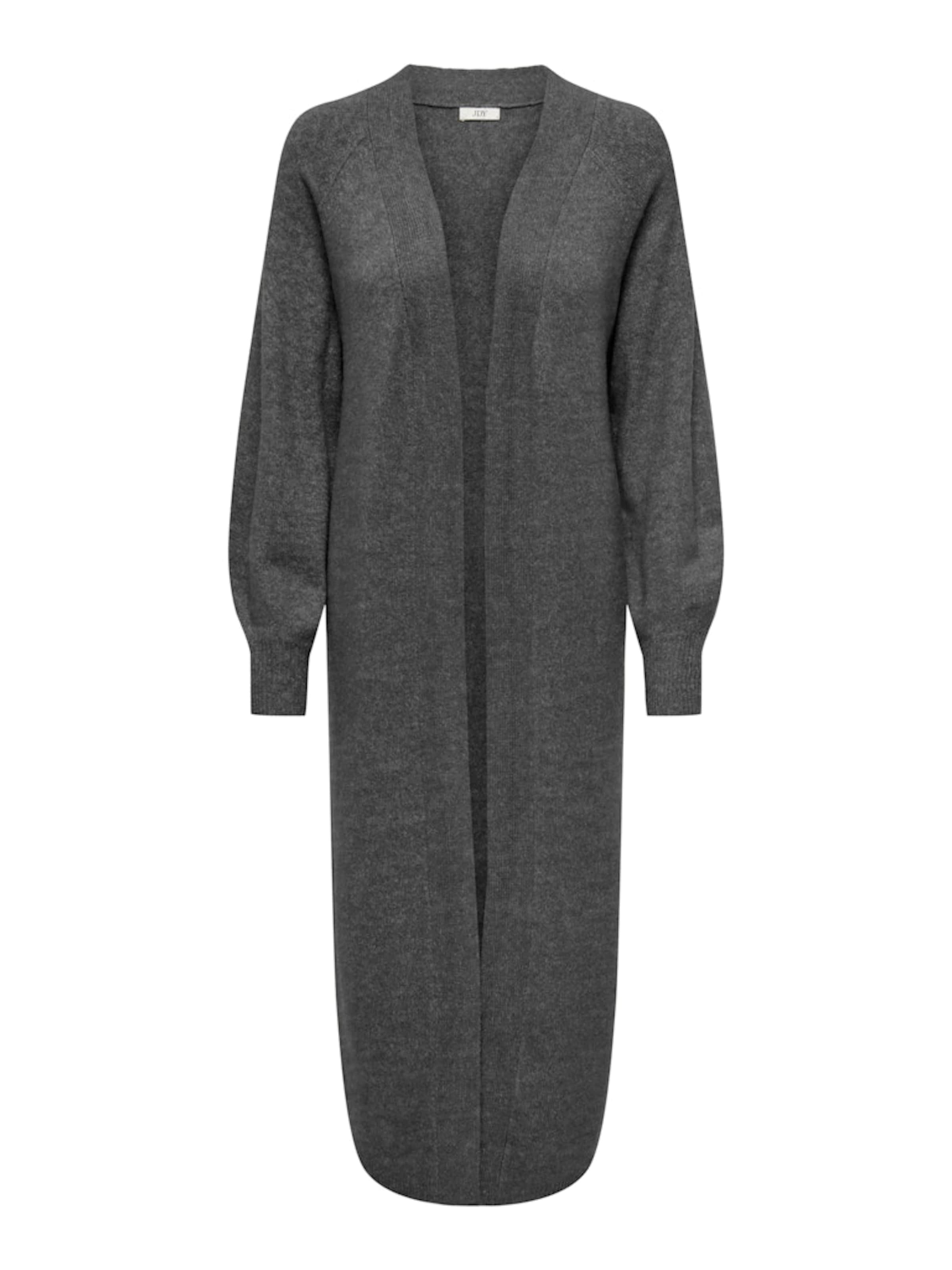 JDY Knit cardigan 'JDYRUE' in Grey: front