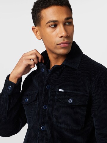 LTB Comfort fit Button Up Shirt 'YALOHO' in Blue