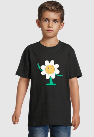 Merchcode T-Shirt 'Daisie' in Schwarz: Vorderseite