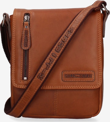 Borsa a tracolla di HILL BURRY in marrone: frontale