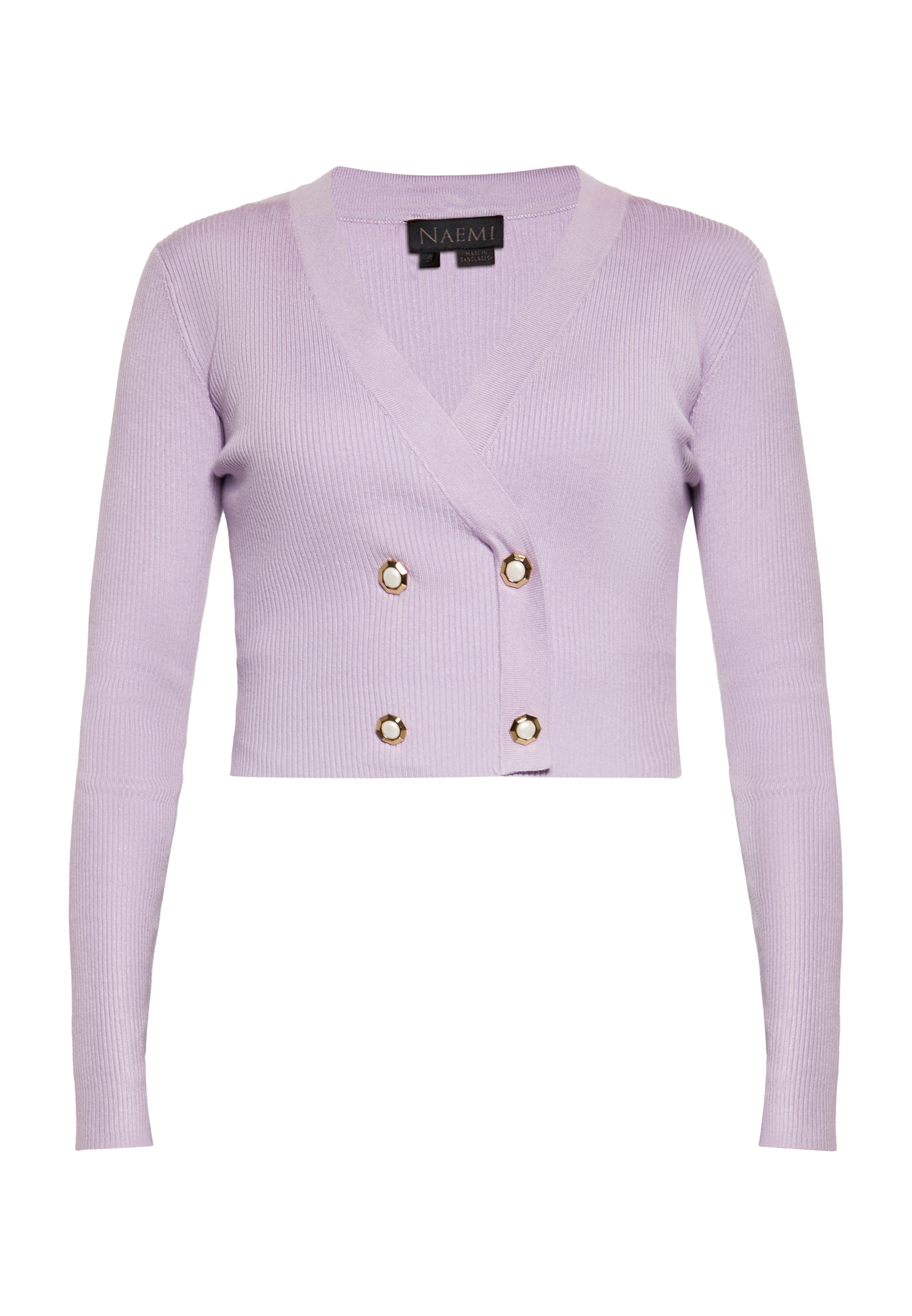 NAEMI Вязаная кофта в Лиловый: спереди