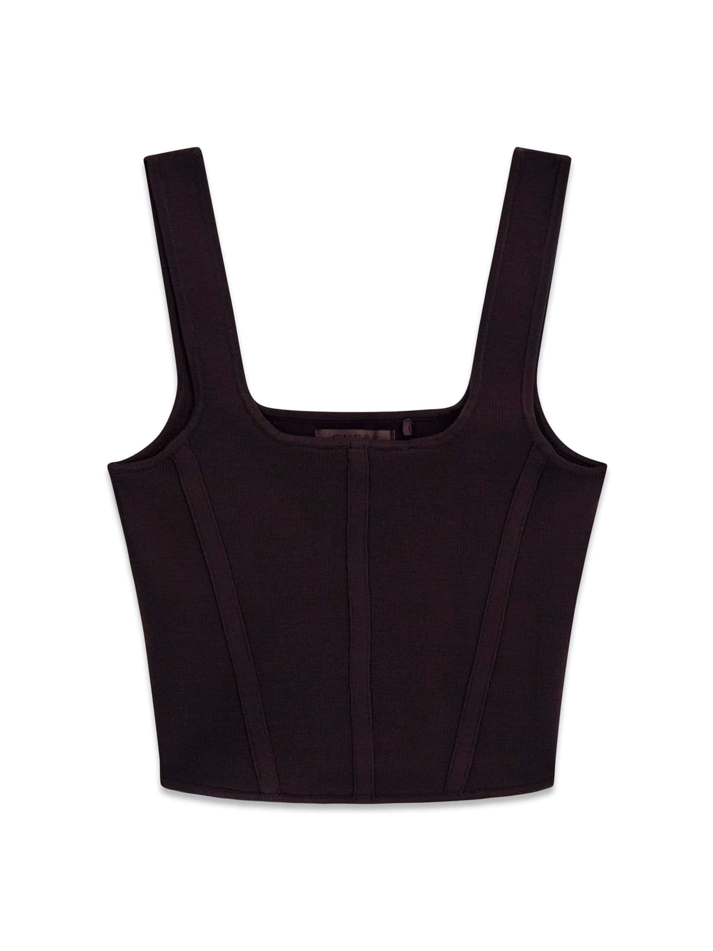 GUESS Stricktop in Braun: Vorderseite