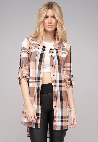 Cloud5ive Blouse in Beige: voorkant