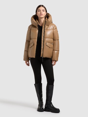 khujo Kurtka zimowa 'Aurora' w kolorze brązowy
