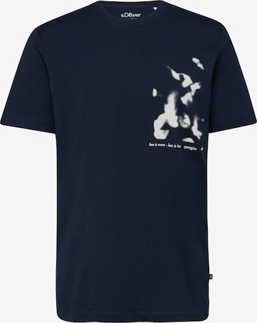 s.Oliver Shirt in Blue: front