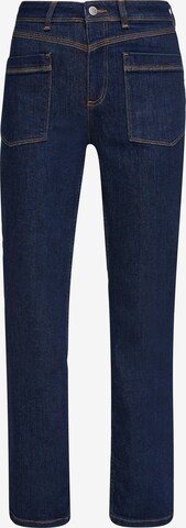 comma casual identity Regular Jeans in Blauw: voorkant