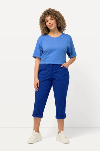 Ulla Popken Regular Hosen in Blau