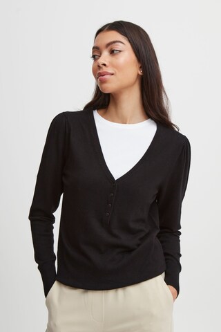 b.young Sweater in Black: front