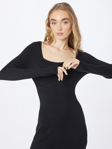 HOLLISTER - Vestido de punto en negro