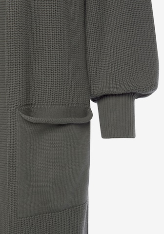 LASCANA Knit Cardigan in Grey