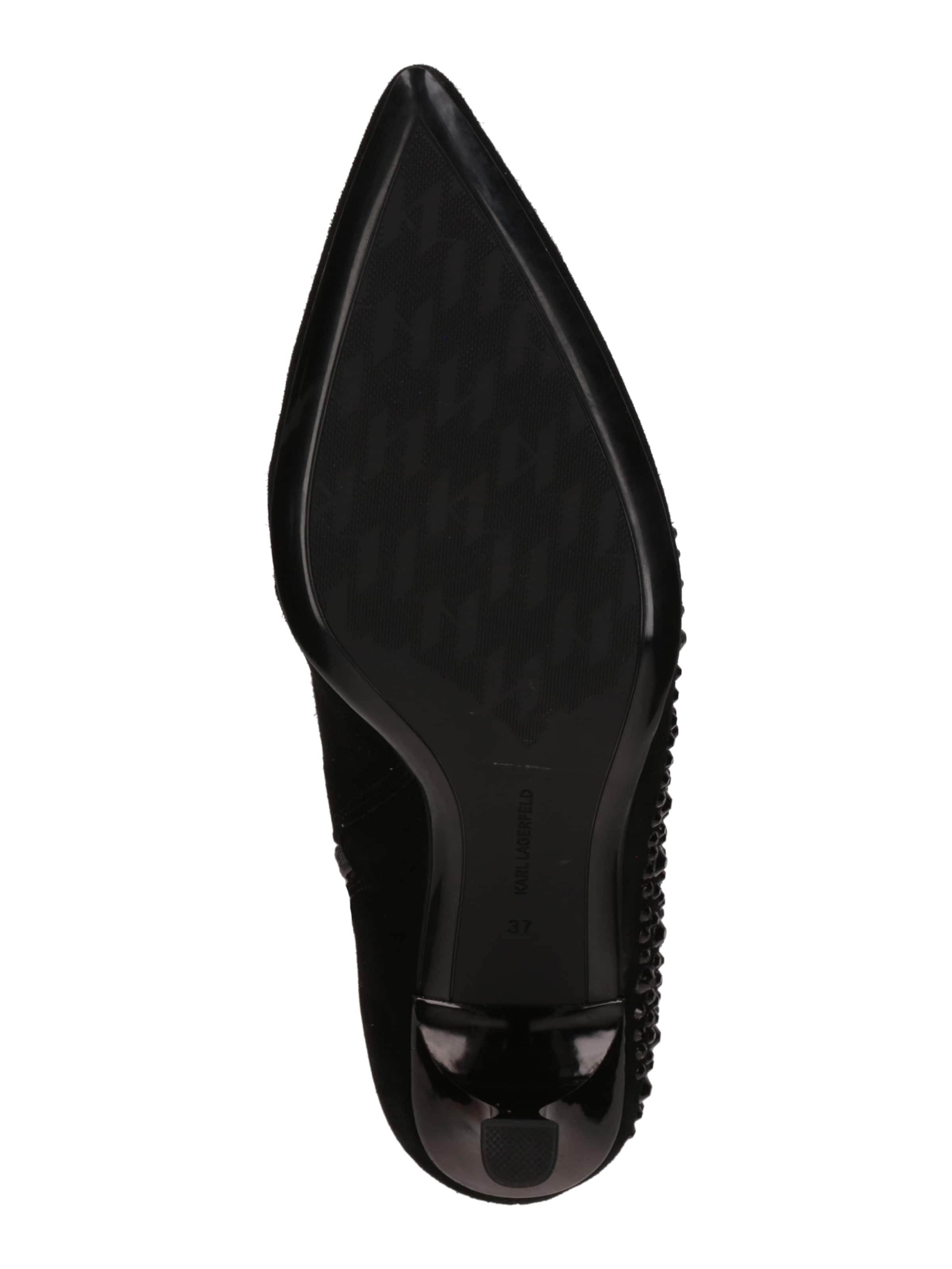 Karl LagerfeldČizmice - crna boja