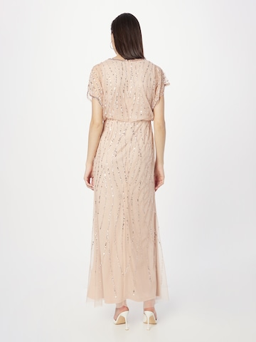 Robe de soirée 'BEADED' Papell Studio en rose