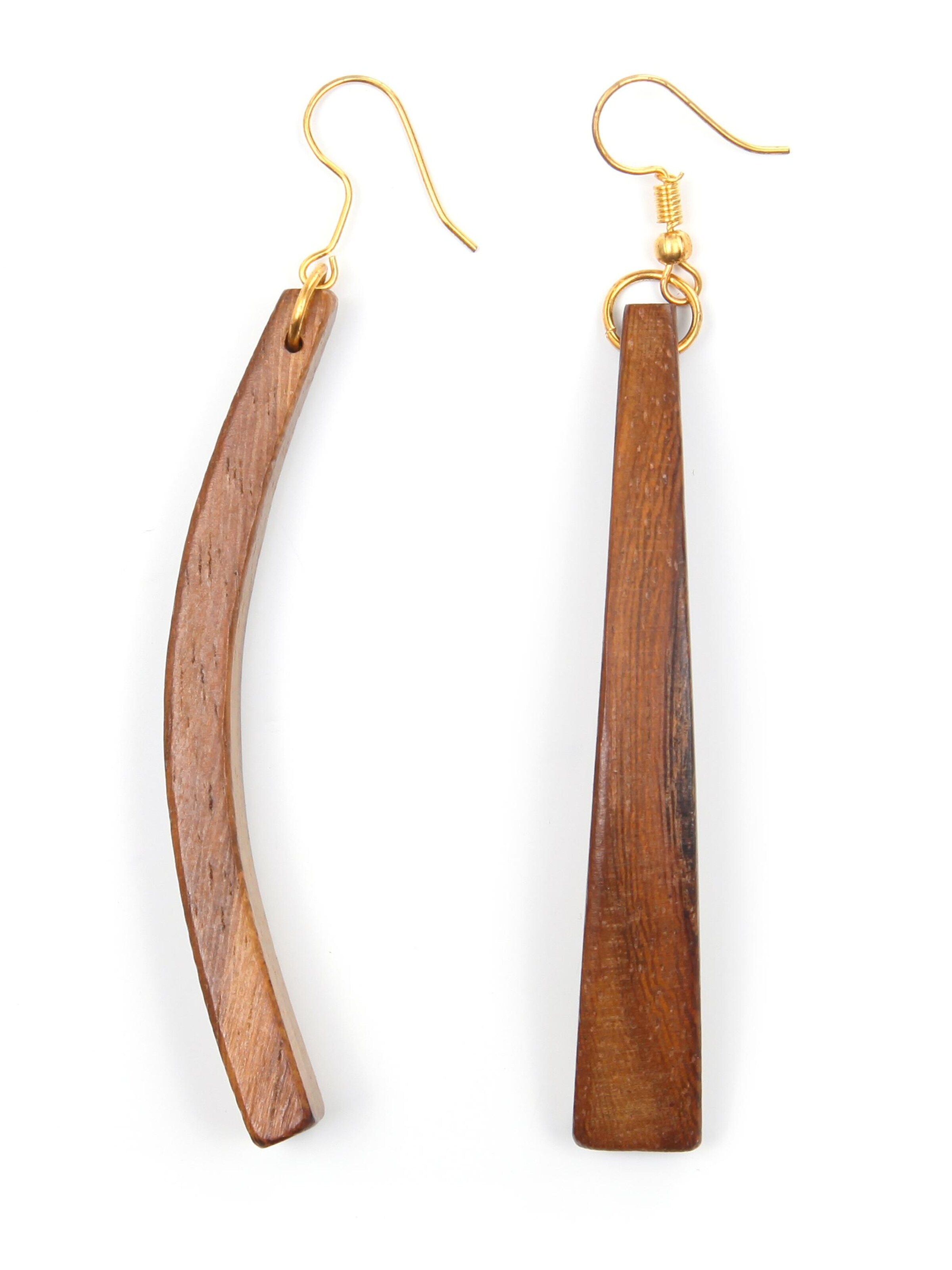 COLLEZIONE ALESSANDRO Earrings 'Irma' in Brown: front