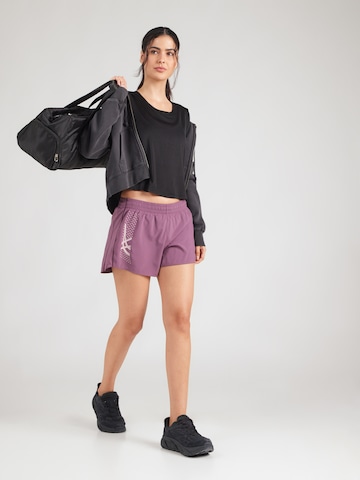 ASICS Normální Sportovní kalhoty – fialová