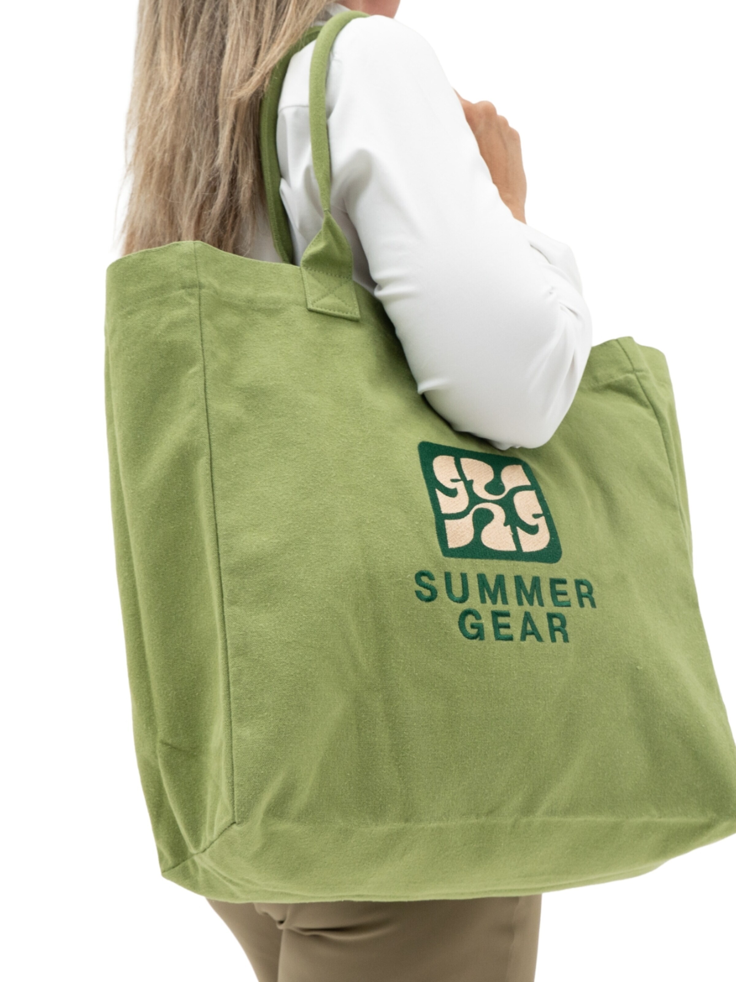 SummerGear Shopper 'Everyday' in Groen: voorkant