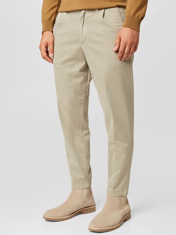 BOSS Slim fit Chino Pants 'Shyne' in Grey: front