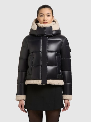 Veste d’hiver 'NESSIE2' khujo en noir : devant