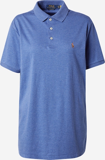Maglietta Polo Ralph Lauren di colore crema / blu colomba / marrone / rosso scuro, Visualizzazione prodotti