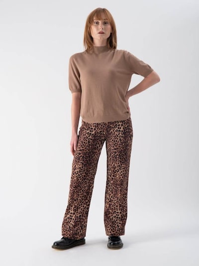 MND Pantalón en sepia / negro, Vista del producto