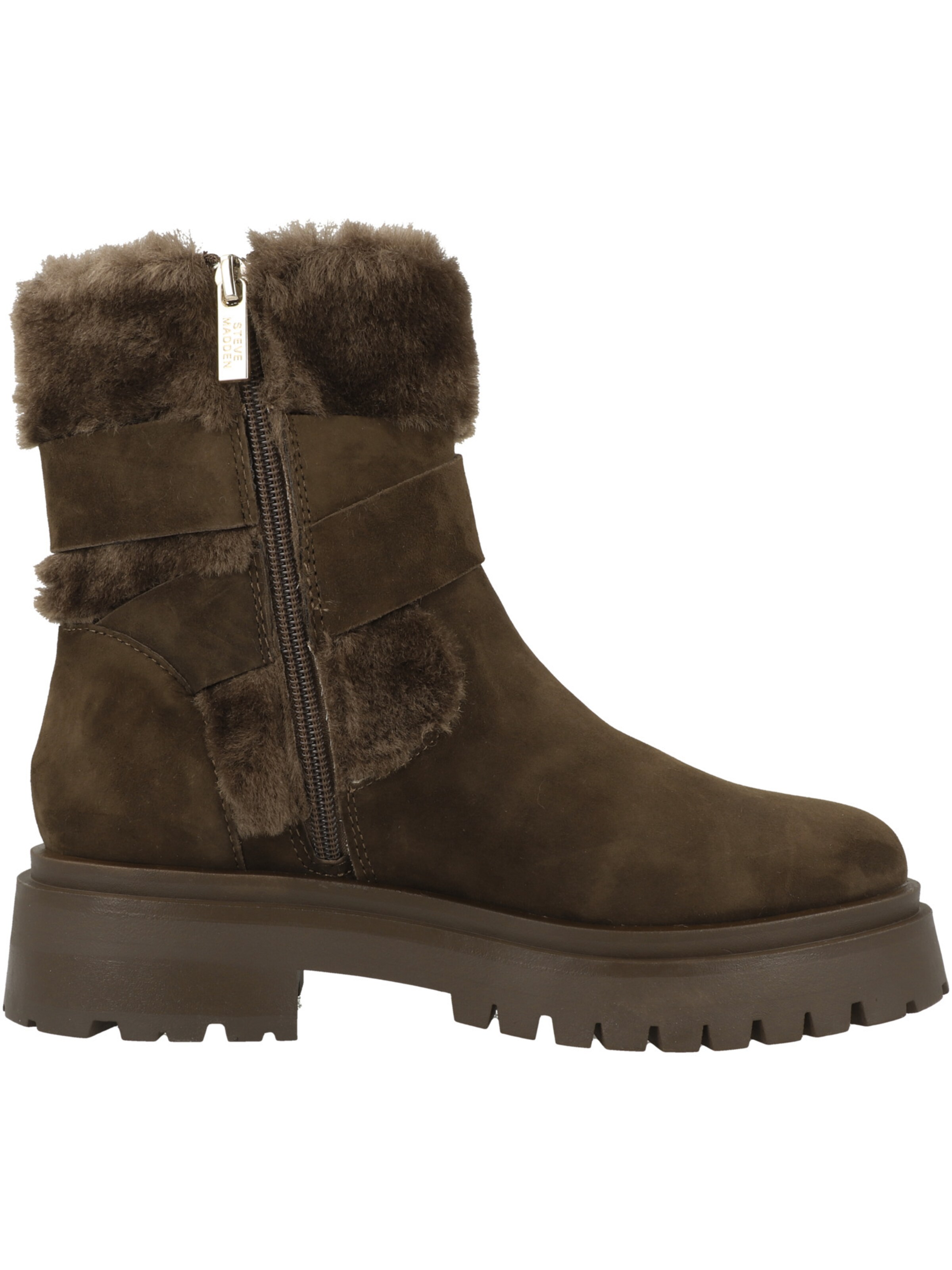 STEVE MADDEN Enkellaarsjes 'Lodge' in Bruin