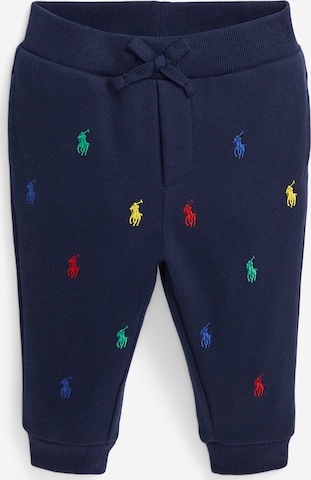 Polo Ralph Lauren Tapered Broek in Blauw: voorkant