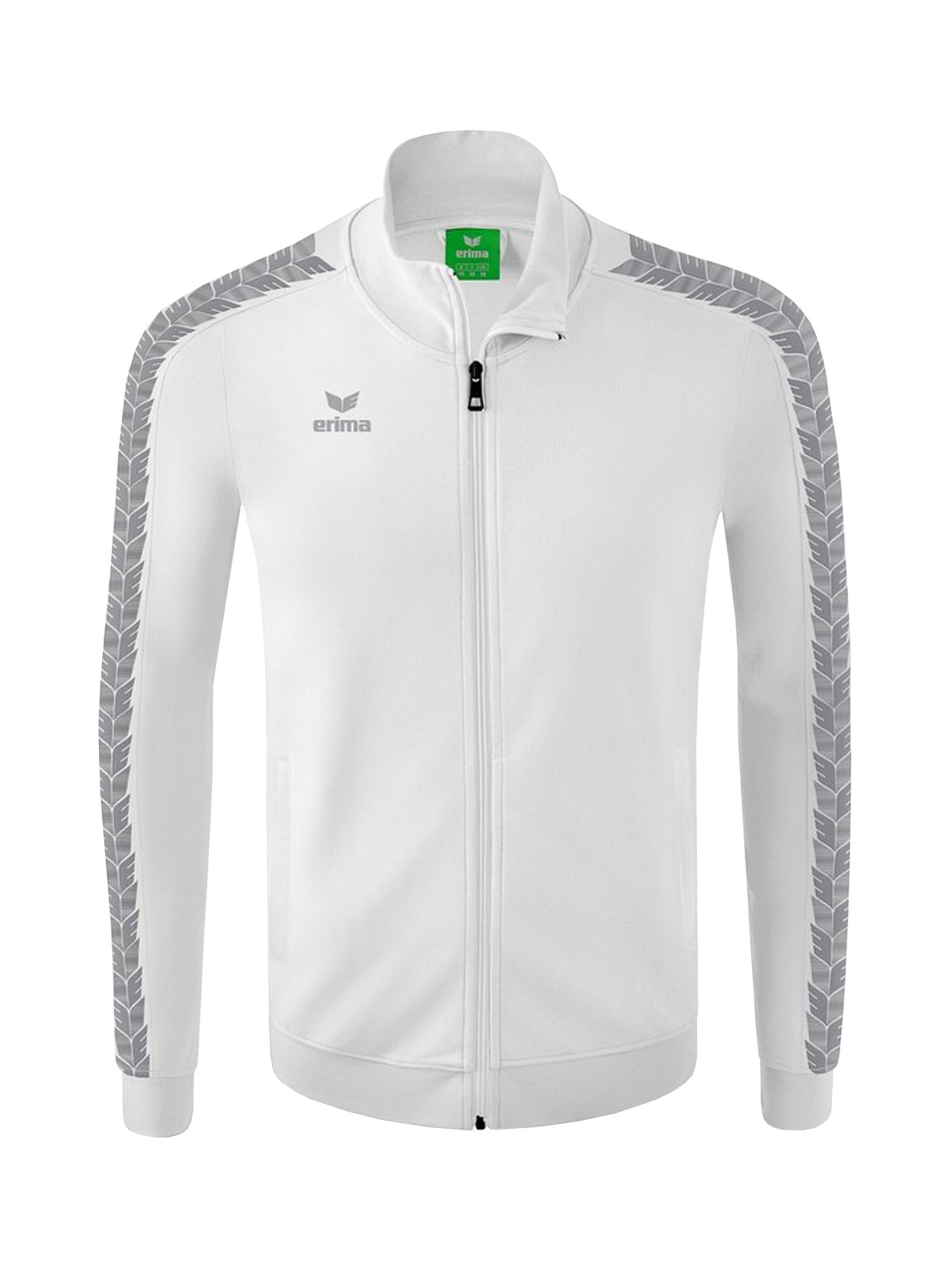 ERIMA Trainingsjacke in Weiß: Vorderseite