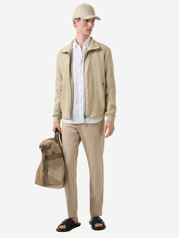 BOGNER Regular Chinohose 'Riley' in Beige
