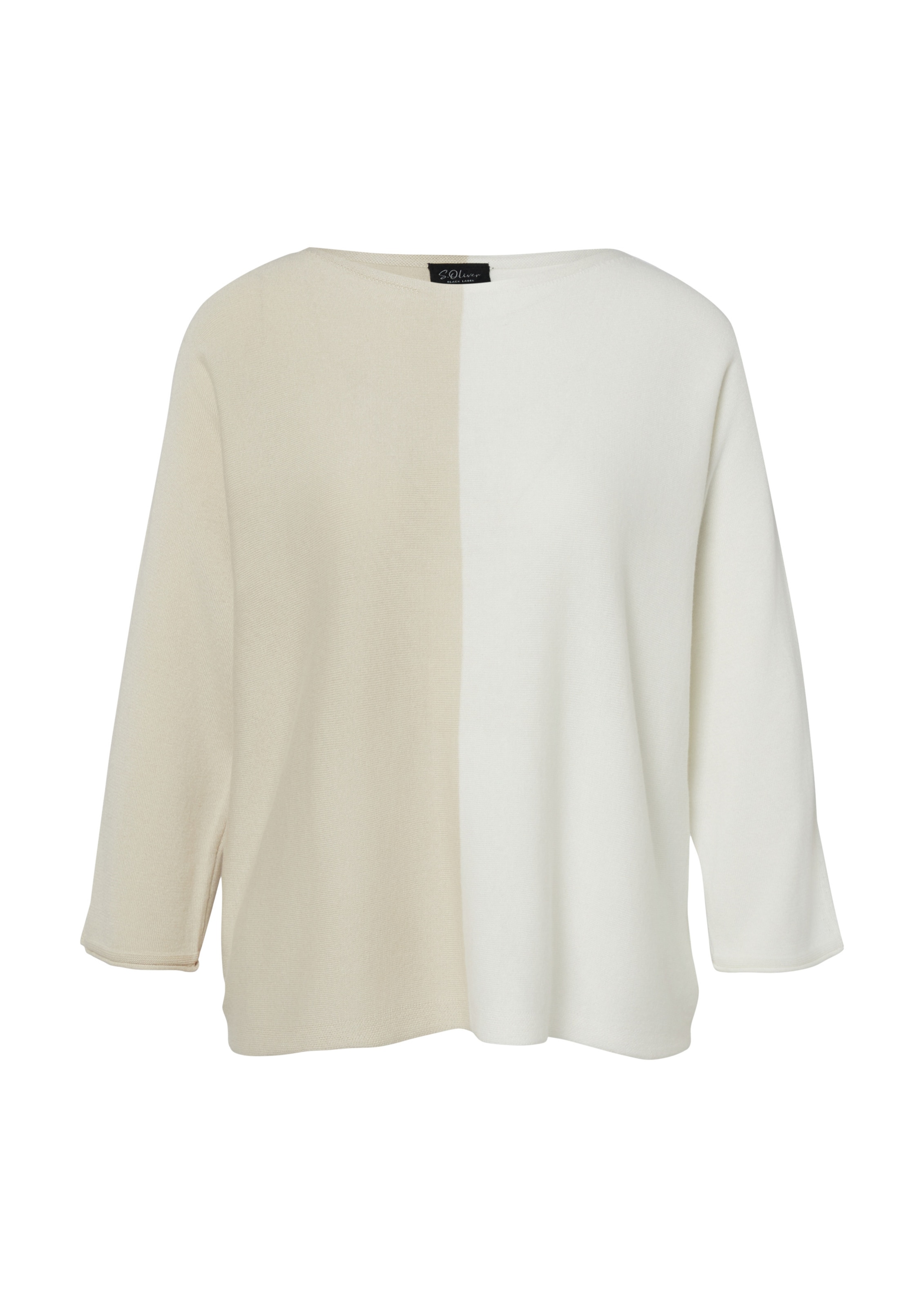 s.Oliver Pullover in Beige: Vorderseite