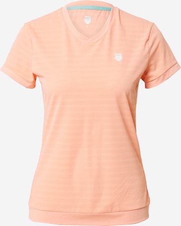 K-Swiss Performance Performance Shirt 'HYPERCOURT' in Orange: front