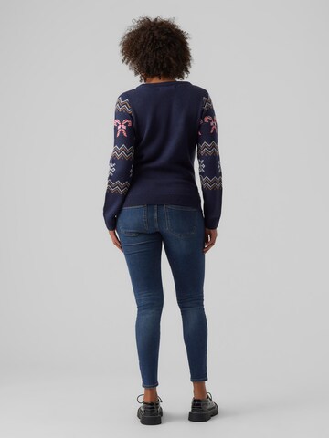 Vero Moda Maternity Slimfit Jeans 'Sophia' in Blau