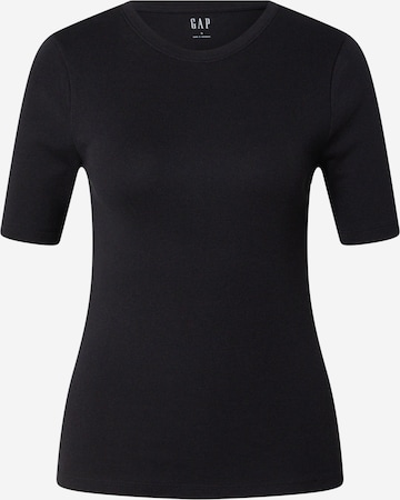 GAP Тениска в черно: отпред