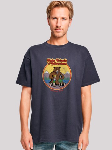 F4NT4STIC Shirt in Blauw: voorkant