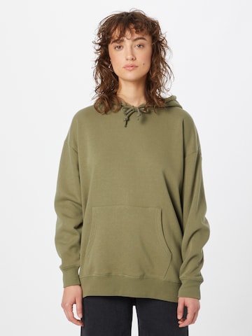 Sweat-shirt 'Chilli' PIECES en vert : devant