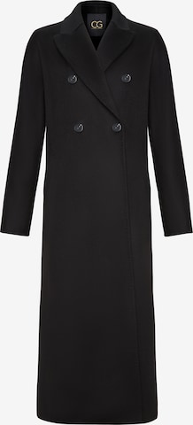 Manteau mi-saison CESARE GASPARI en noir : devant