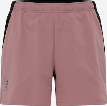 Regular Pantalon de sport 'Essential' On en rose : devant