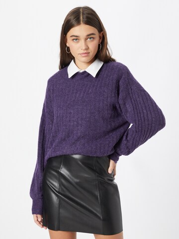 ICHI Sweater 'KAMARA' in Purple: front